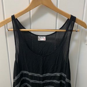 Free People Tiny Dot Printed Trapeze Slip Dress